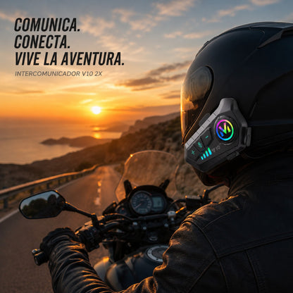 Intercomunicador ™ Y10 | Bluetooth para Casco